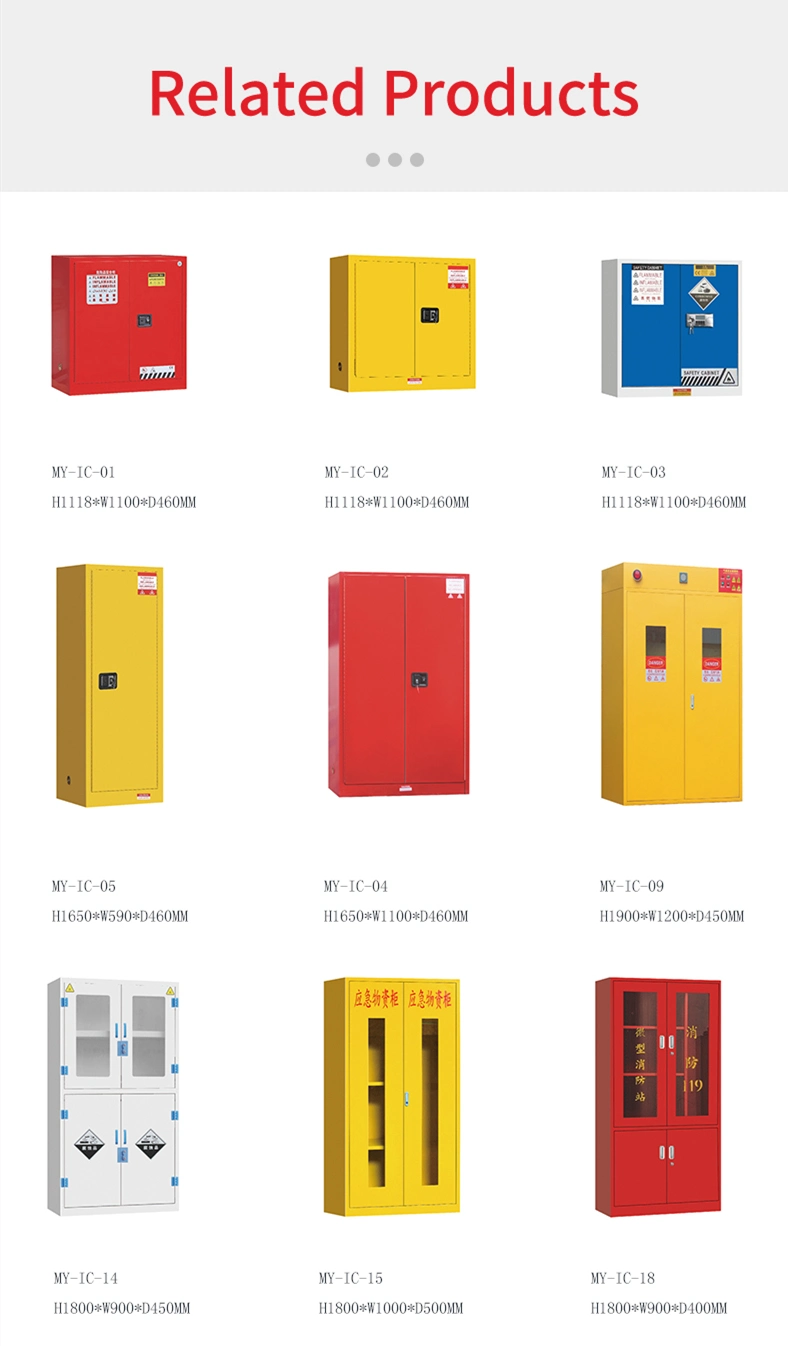 2 Door Flammable Liquid Chemical Safety Storage Cabinet