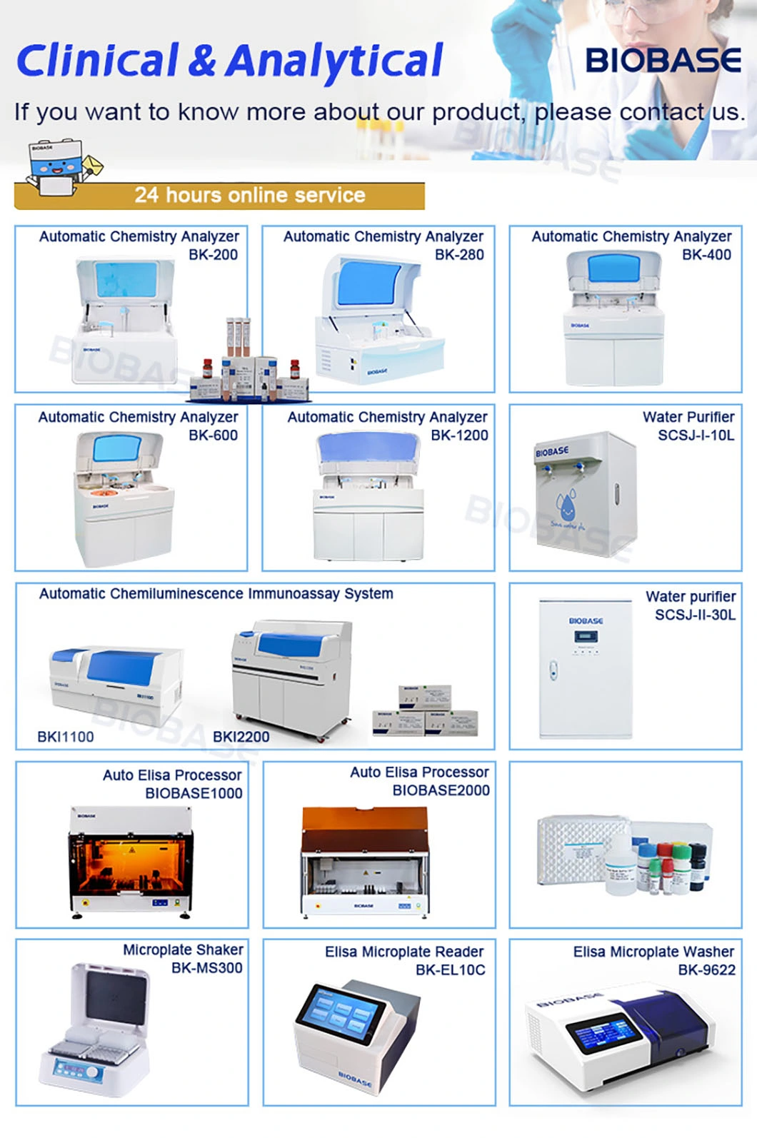 Biobase Bk-Pr48 Automated Sample Processing System