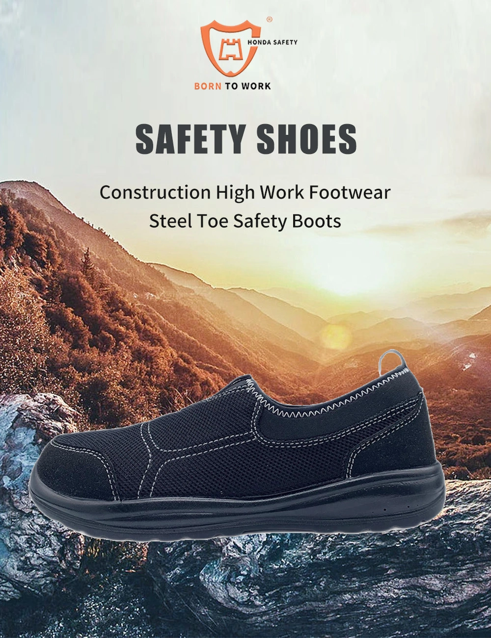 New Special Protective Work Shoes Are an Essential Element of Working Clothes Demi-Season Work Boots Safety EVA